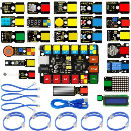 RJ11 EASY Plug Starter Kit P Arduino STEM EDU Keyestudio KS0397