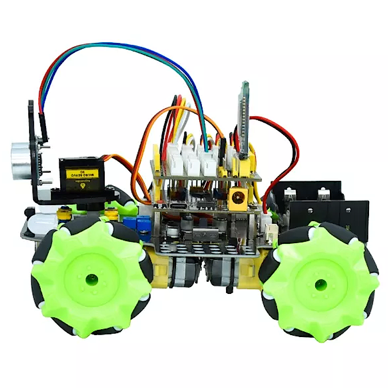 Kit Carro Rob Wd Mecanum Para Arduino Placa Uno Inclu Da