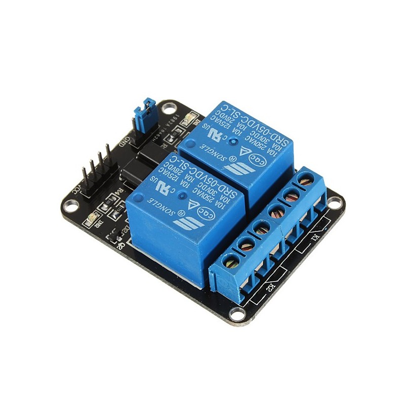 2 Relay Module 5v Opto-isolated