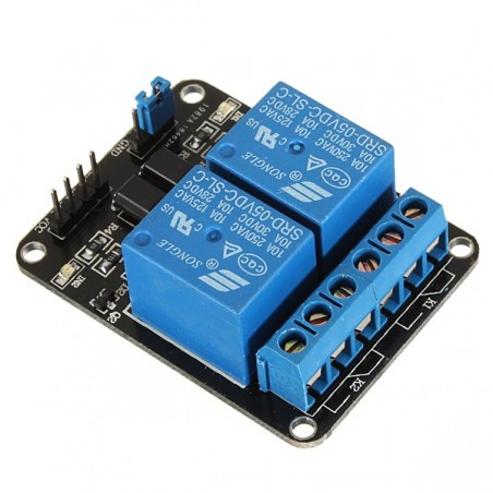 2 Relay Module 5V opto-isolated