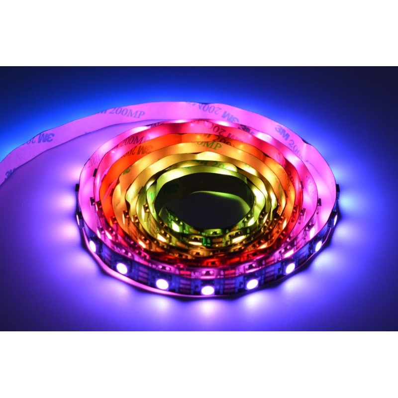1461 - Fita LEDs RGB NeoPixel Fundo Preto
