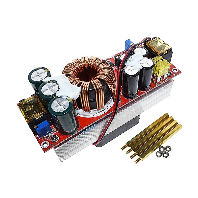  DC DC Voltage Step Up Converter Boost Power Module 10-60V to  12-97V 1500W 30A CC CV : Electronics