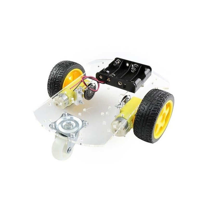 2WD Robot Smart Car Kit Tracking Motor Chassis Starter Kit Remote
