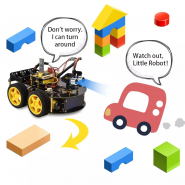 Keyestudio 4WD Multi BT Robot Car Kit V2.0 W/LED Display For Arduino Robot  Kit DIY Electronic Kit/Programming Car Kit Kids Toys