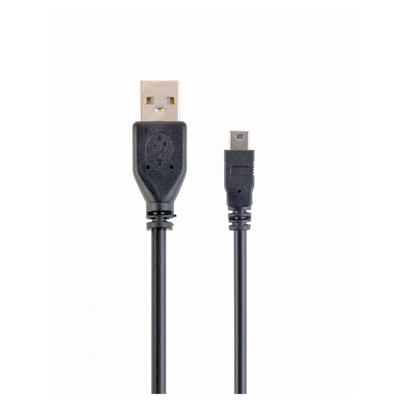 USB Cable A - miniB Black 30cm