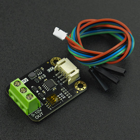 Gravity: 2-Channel I2C DAC Module (0-10V) - DFRobot DFR0971