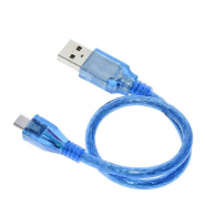 Cabo micro USB 0.30M (Azul)