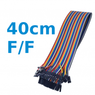 40 JUMPER WIRES 40CM F/F...