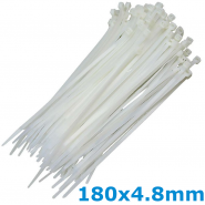 White cable ties -...