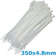 White cable ties -...