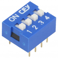 DIP-switch 4-way ON-OFF 2.54mm