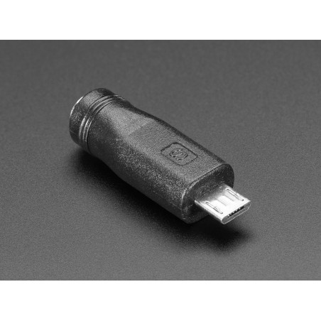 MicroUSB to 5.5/2.1mm DC Barrel Jack Adapter