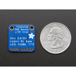 RGB Color Sensor with IR filter and White LED - TCS34725	
